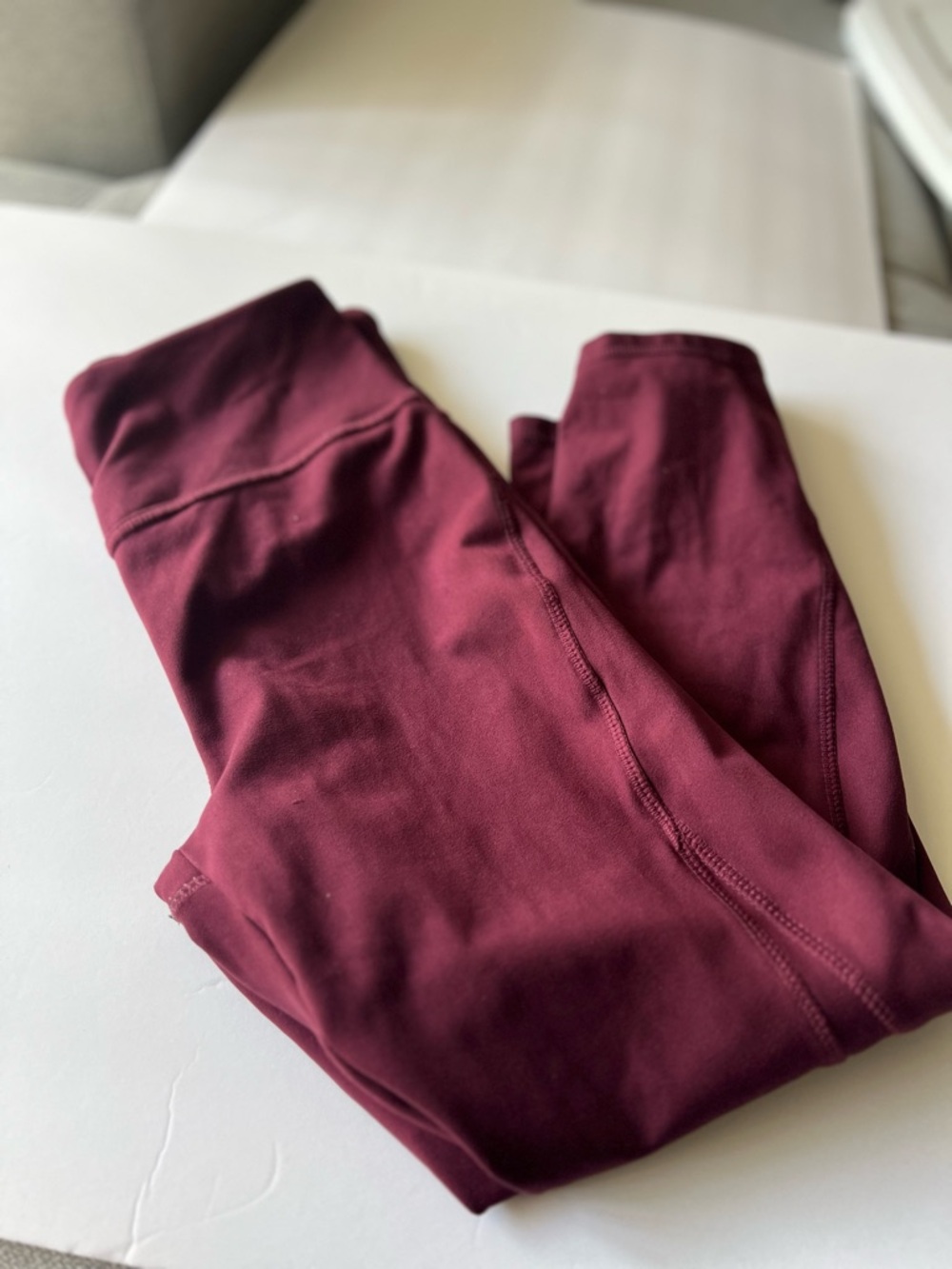 lululemon athletica Maroon Performance Leggings